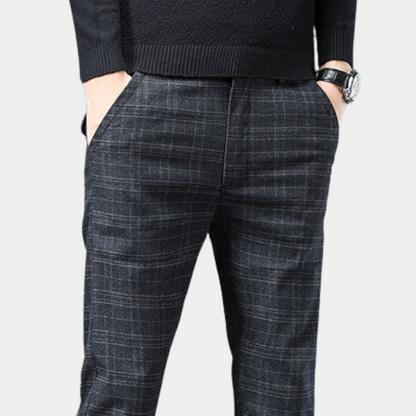 Men's Checked Trousers