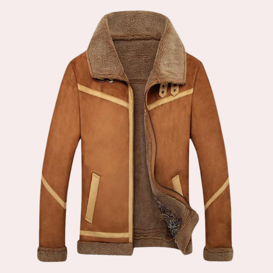 Men's Camel Comfort Winter Coat