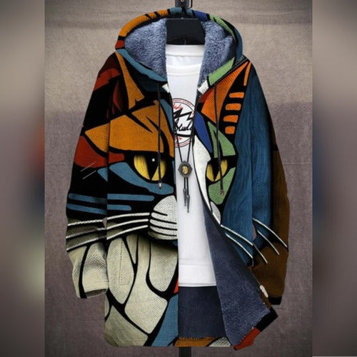 Women's Printed Hooded Bomber Jacket