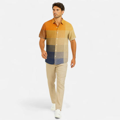 Men's Short Sleeve Printed Shirt