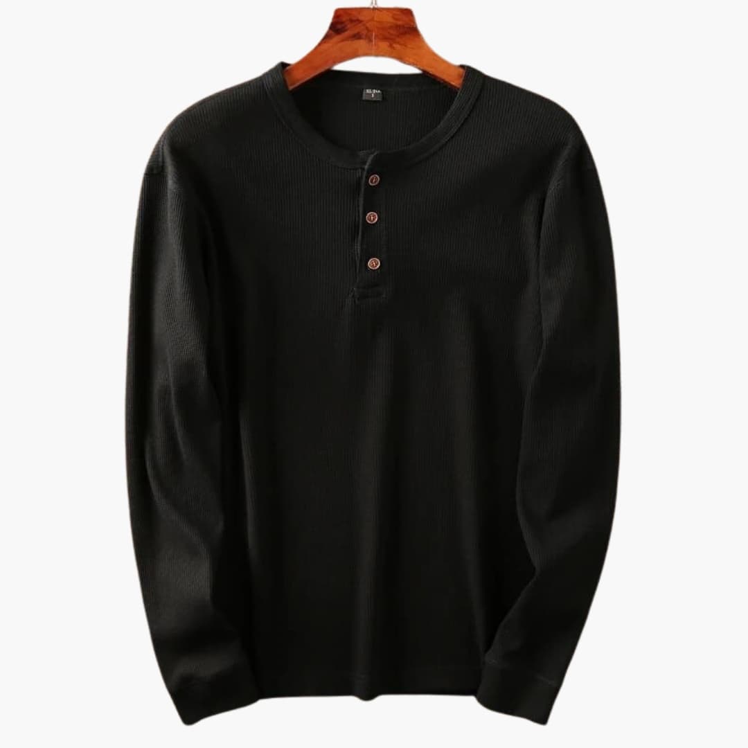 Men's Khaki Shirt in Black