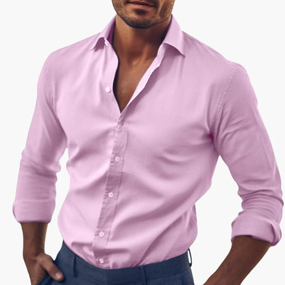 Men's Formal Shirt in Pink
