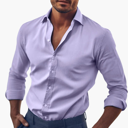 Men's Formal Shirt in Purple