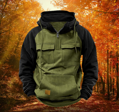 Men's Knitted Utility Hoodie