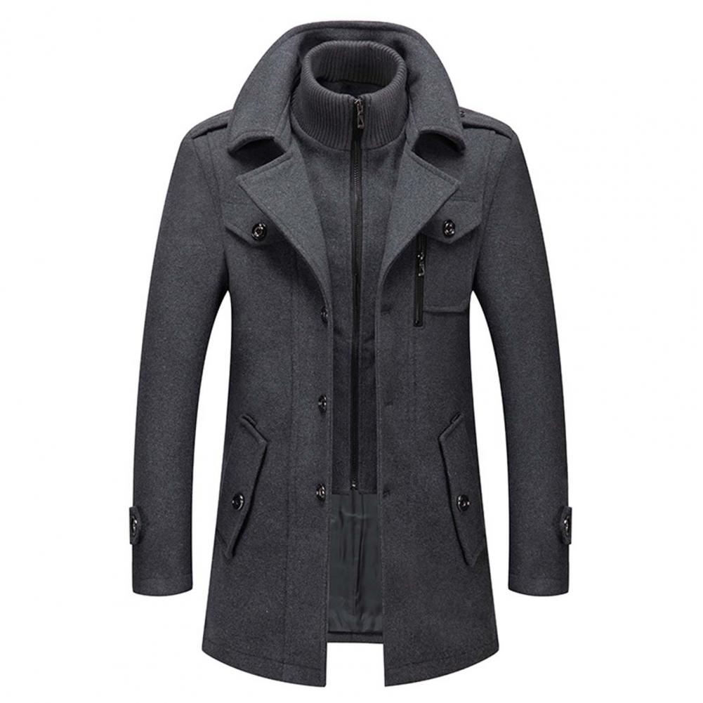 Men's Khaki Winter Coat