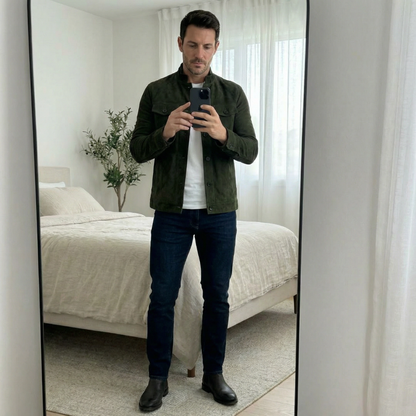Men's Green Winter Coat