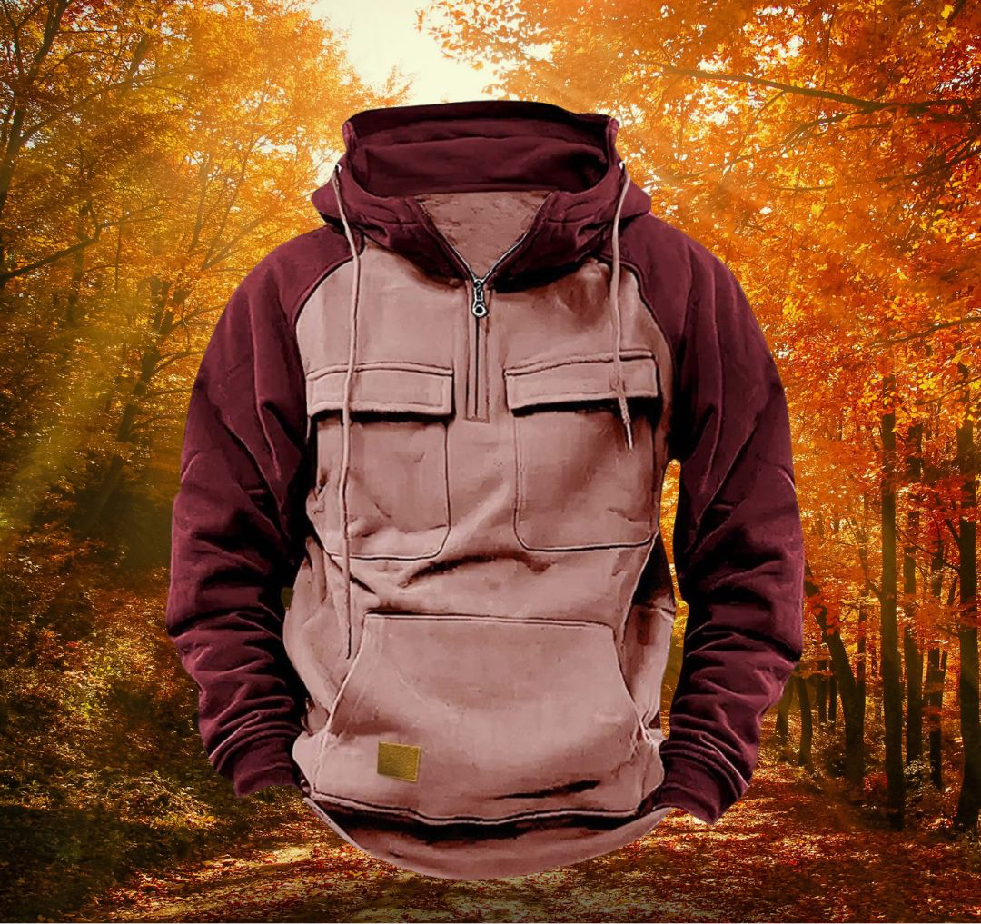 Men's Knitted Utility Hoodie view 3