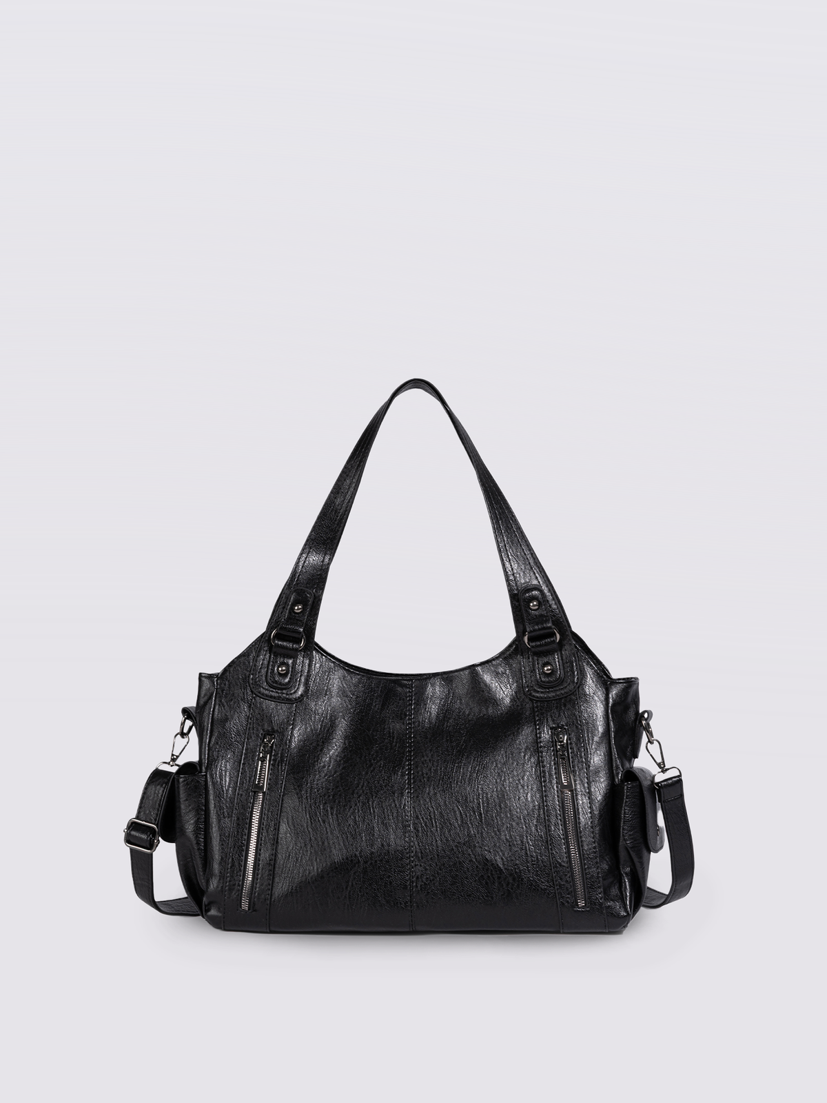 Women's Black Tote Bag in Black