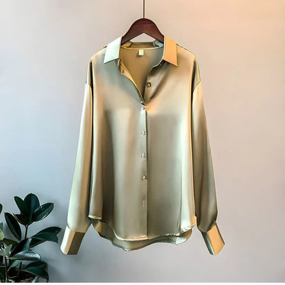 Women's Collared Relaxed Fit Blouse view 2
