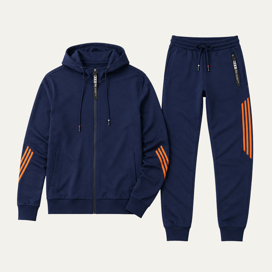 Men's Zip Up Two Piece Set
