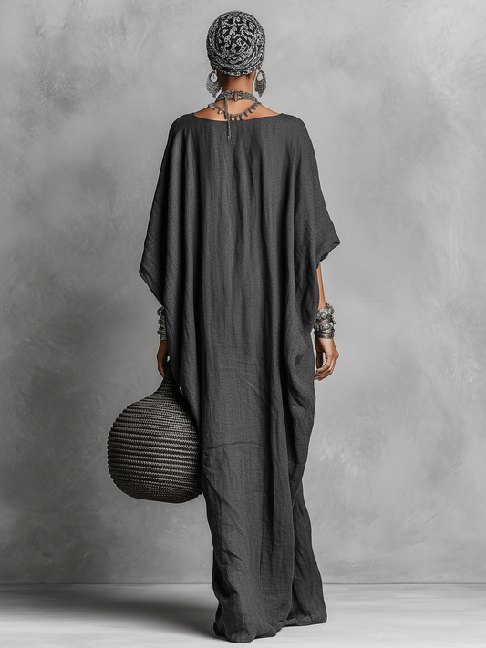 Women's Dark Gray Maxi Dress