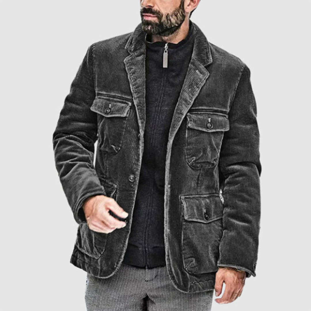 Men's Green Relaxed Fit Bomber Jacket