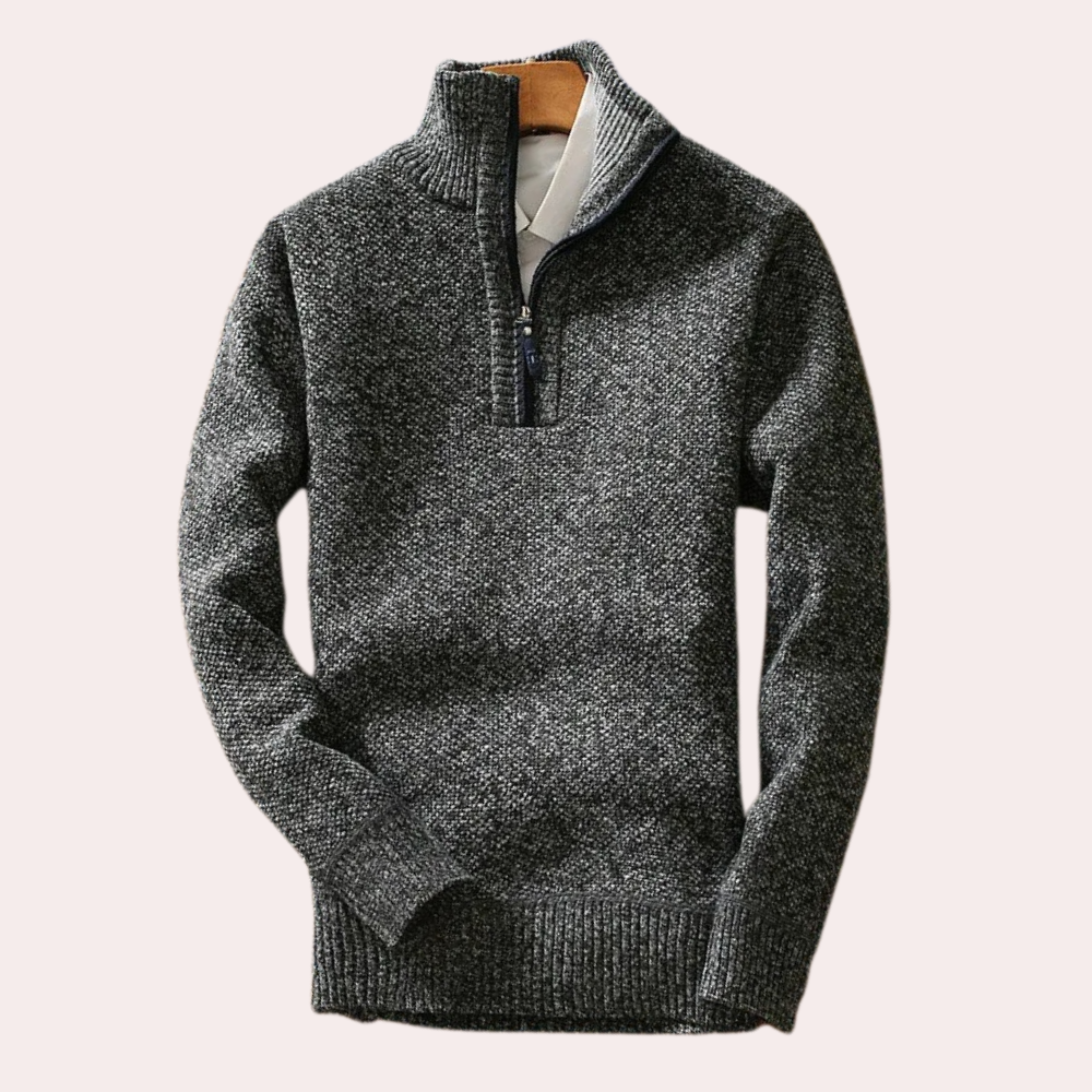 Men's Zip Up Comfort Jumper