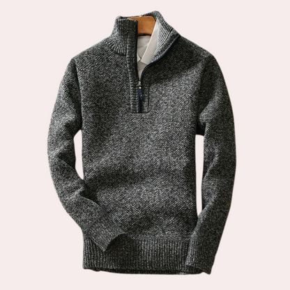 Men's Zip Up Comfort Jumper