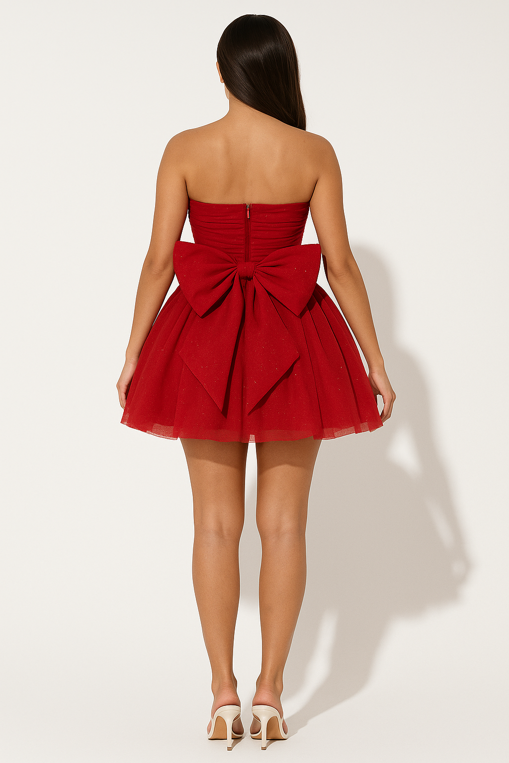 Women's Strapless Party Mini Dress