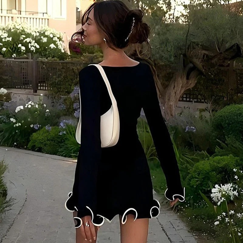 Women's Ruffle Mini Dress