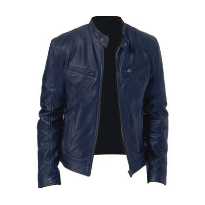 Men's Black Lightweight Jacket in Navy Blue