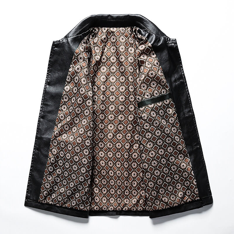 Men's Crimson Brown Winter Coat