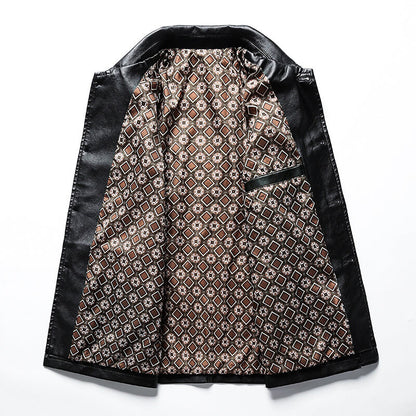 Men's Crimson Brown Winter Coat