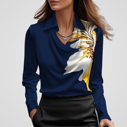 Women's Blouse in Dark Blue