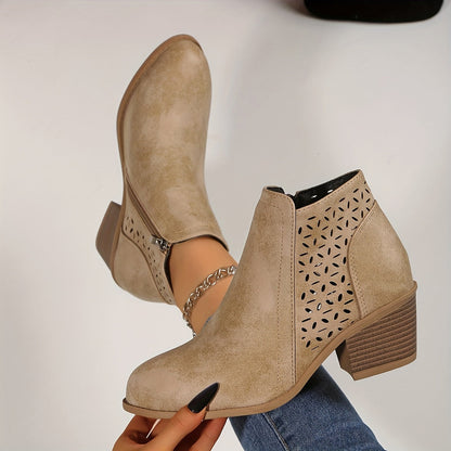 Women's Zip Up Ankle Boots view 9