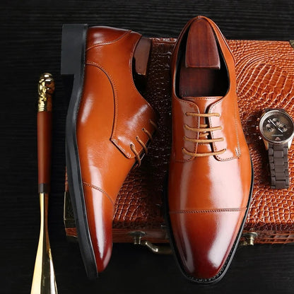Men's Brown Flat Shoes