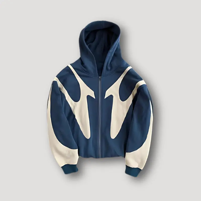 Men's Blue Hoodie in Blue