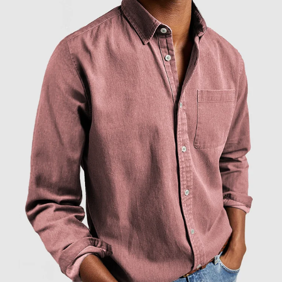 Men's Button Front Casual Shirt