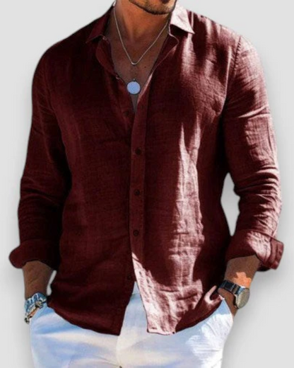 Men's Casual Shirt in Brown