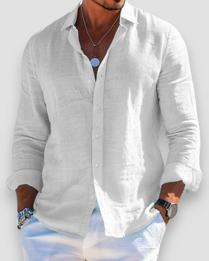 Men's Casual Shirt in White