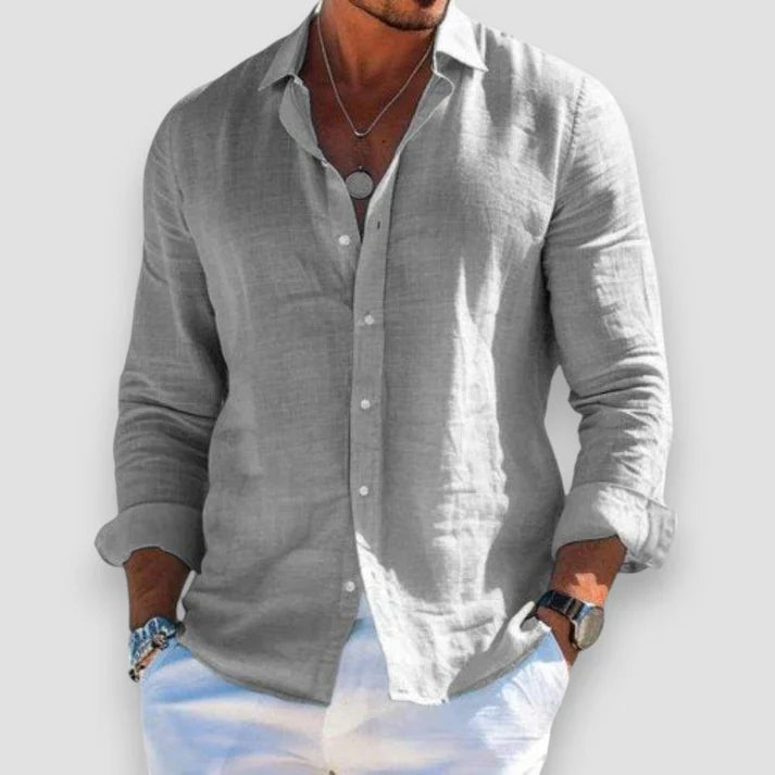 Men's Casual Shirt in Gray