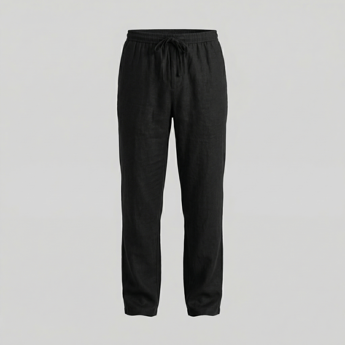 Men's Beige Slim Fit Trousers