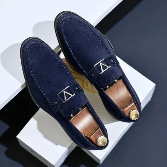 Men's Blue Loafers