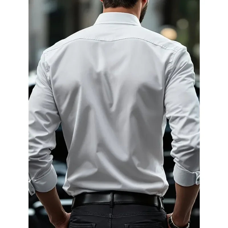 Men's Black Long Sleeve Shirt