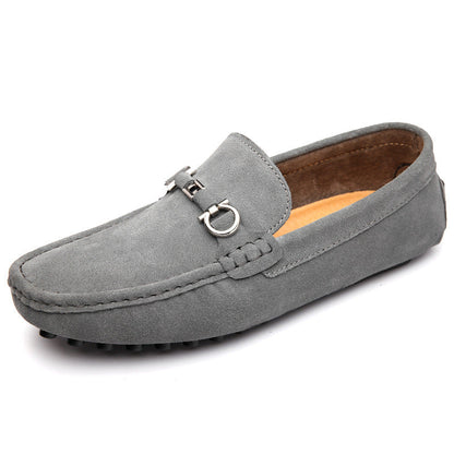 Men's Metal Bit Driving Slip On Loafers
