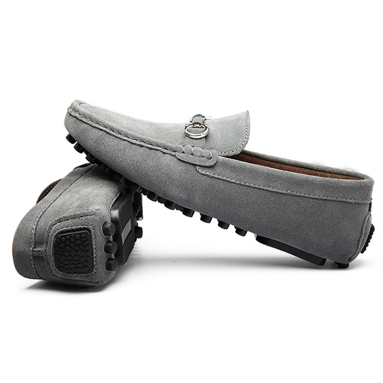 Men's Metal Bit Driving Slip On Loafers