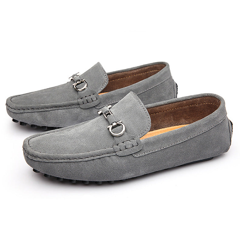 Men's Metal Bit Driving Slip On Loafers
