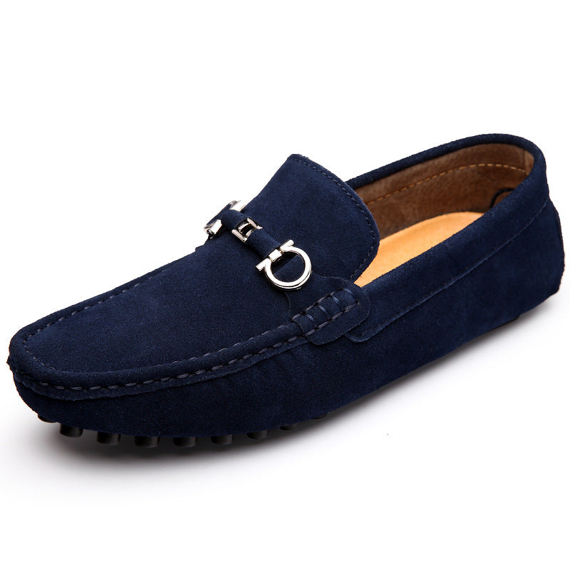Men's Metal Bit Driving Slip On Loafers