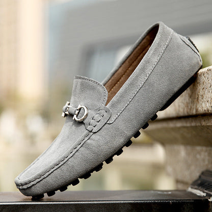 Men's Metal Bit Driving Slip On Loafers