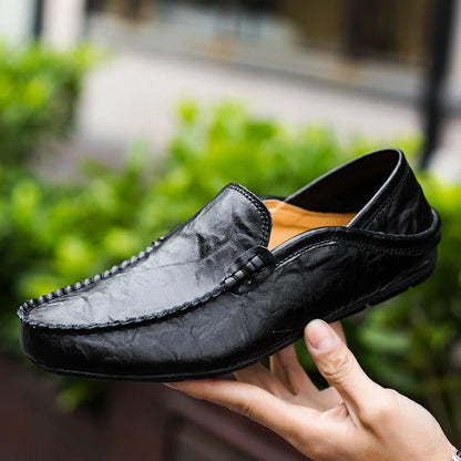 Men's Stitched Sole Slip On Driving Loafers