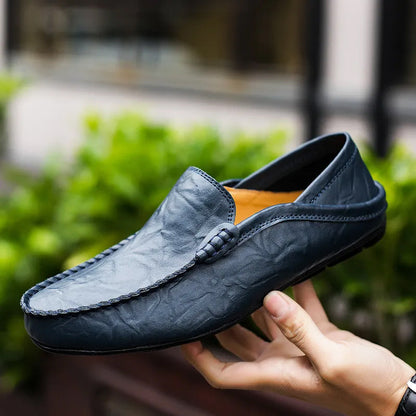 Men's Stitched Sole Slip On Driving Loafers