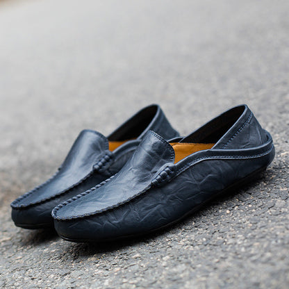 Men's Stitched Sole Slip On Driving Loafers