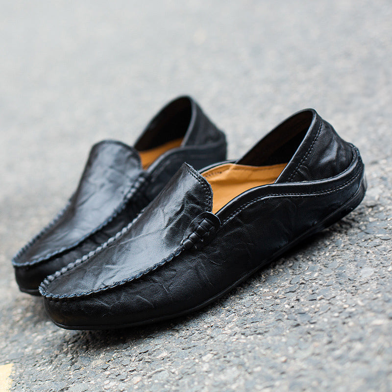 Men's Stitched Sole Slip On Driving Loafers