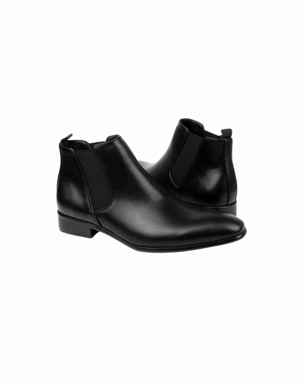 Men's Pointed Toe Elastic Gusset Chelsea Boots