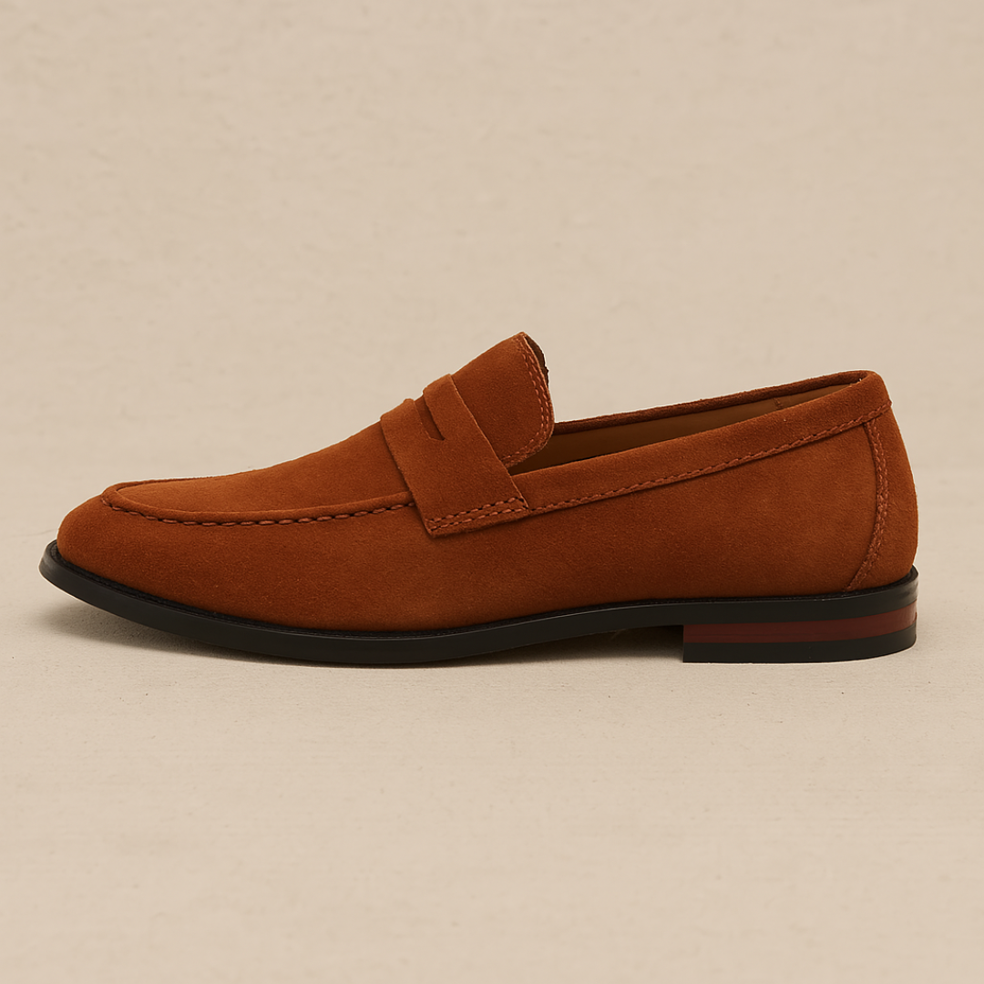 Men's Casual Loafers in Bronze