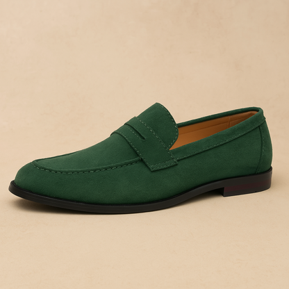 Men's Casual Loafers in Green