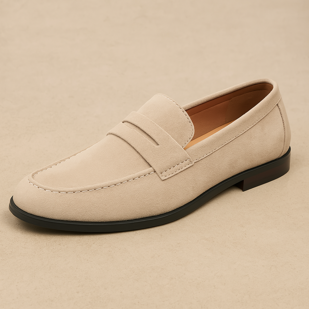 Men's Casual Loafers in Beige