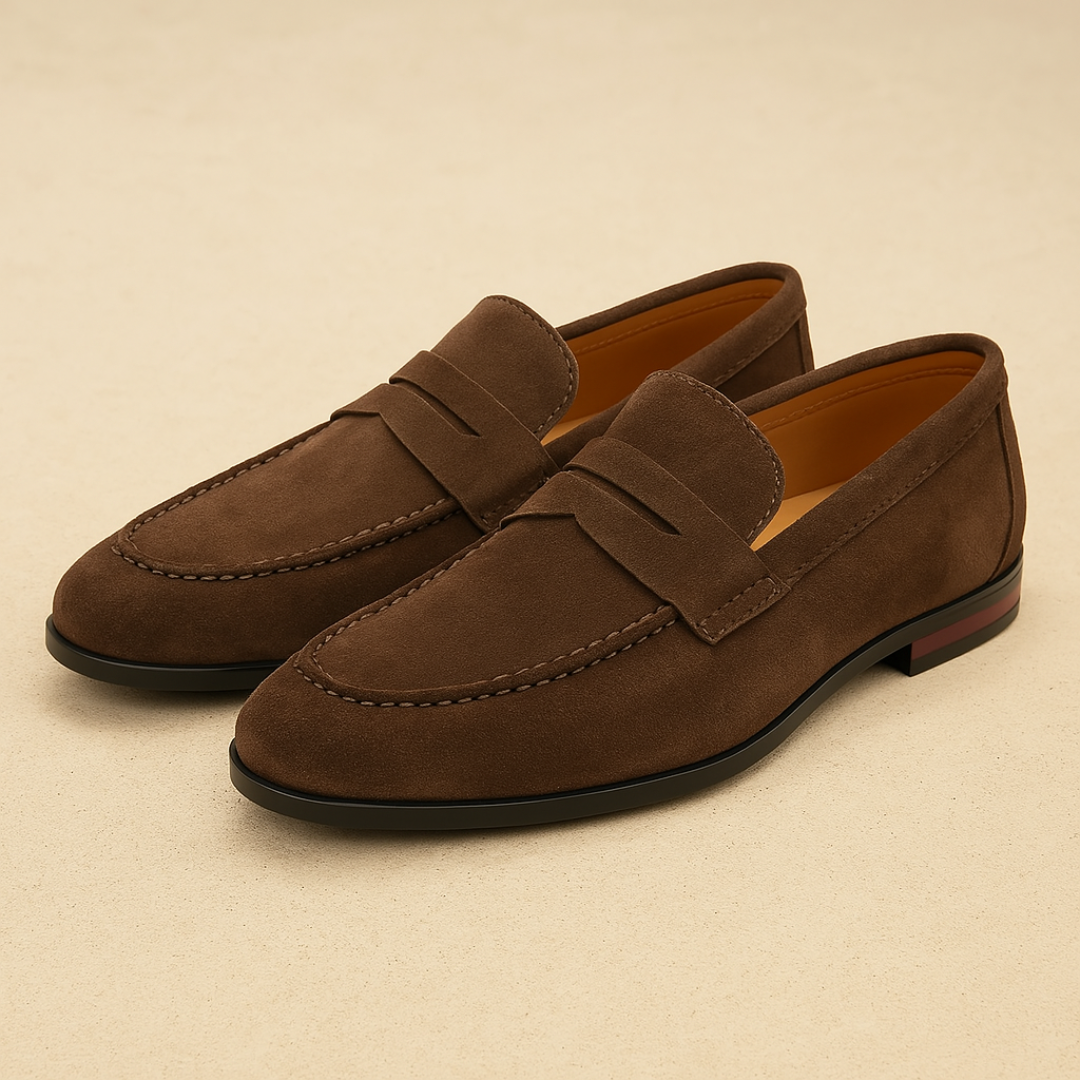 Men's Casual Loafers in Brown