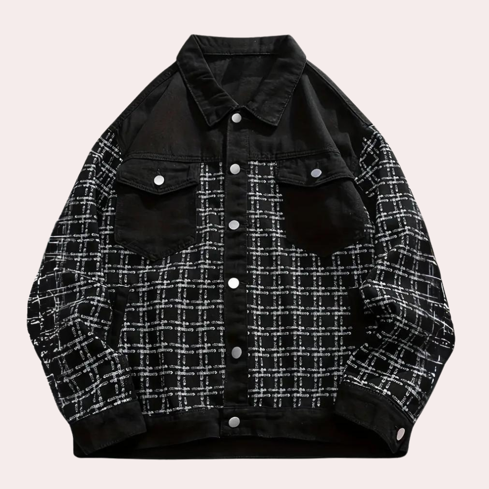 Men's Black Denim Jacket