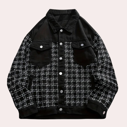 Men's Black Denim Jacket